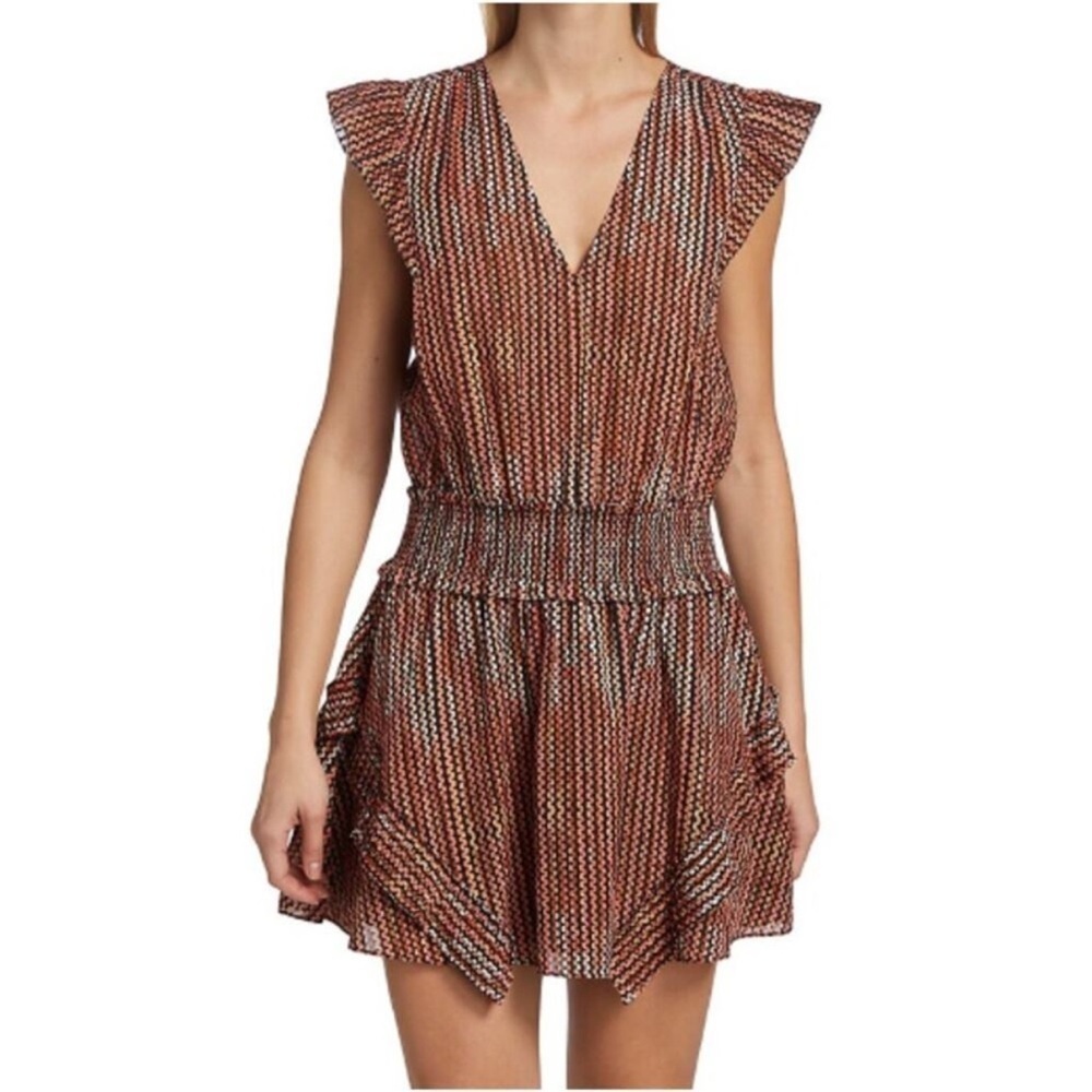 Ramy Brook Striped Jessie Dress Size Large